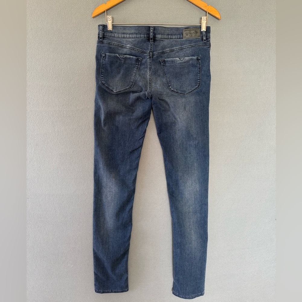 Diesel Livier Super Slim Jegging Low Waist Jeans Dark Wash W30 L34 Stretch - Picture 3 of 12